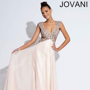 Jovani Blush Prom Dress